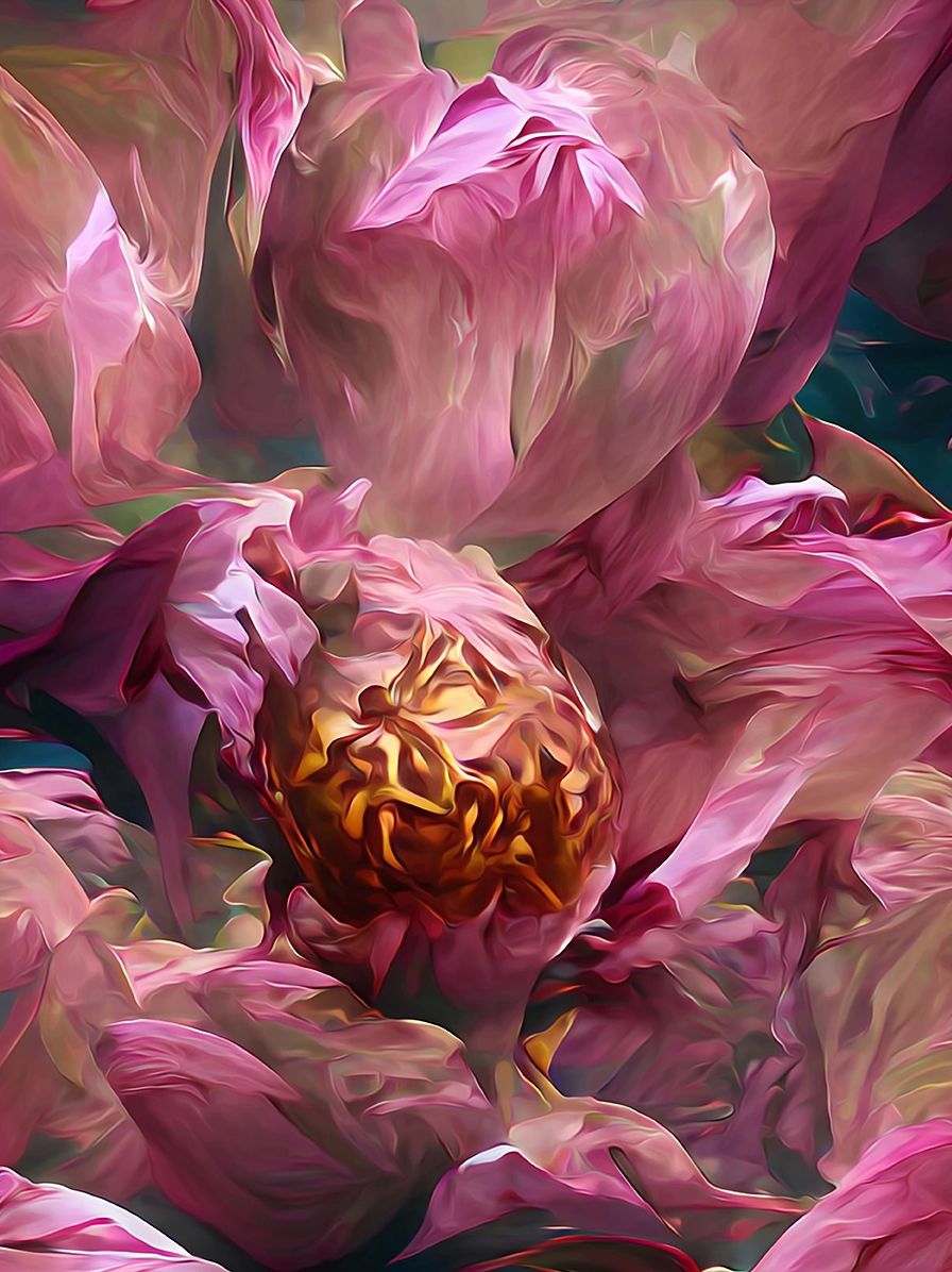 The Heart of Tantra from Carl Jacobson's Flowers of the Metaverse Collection