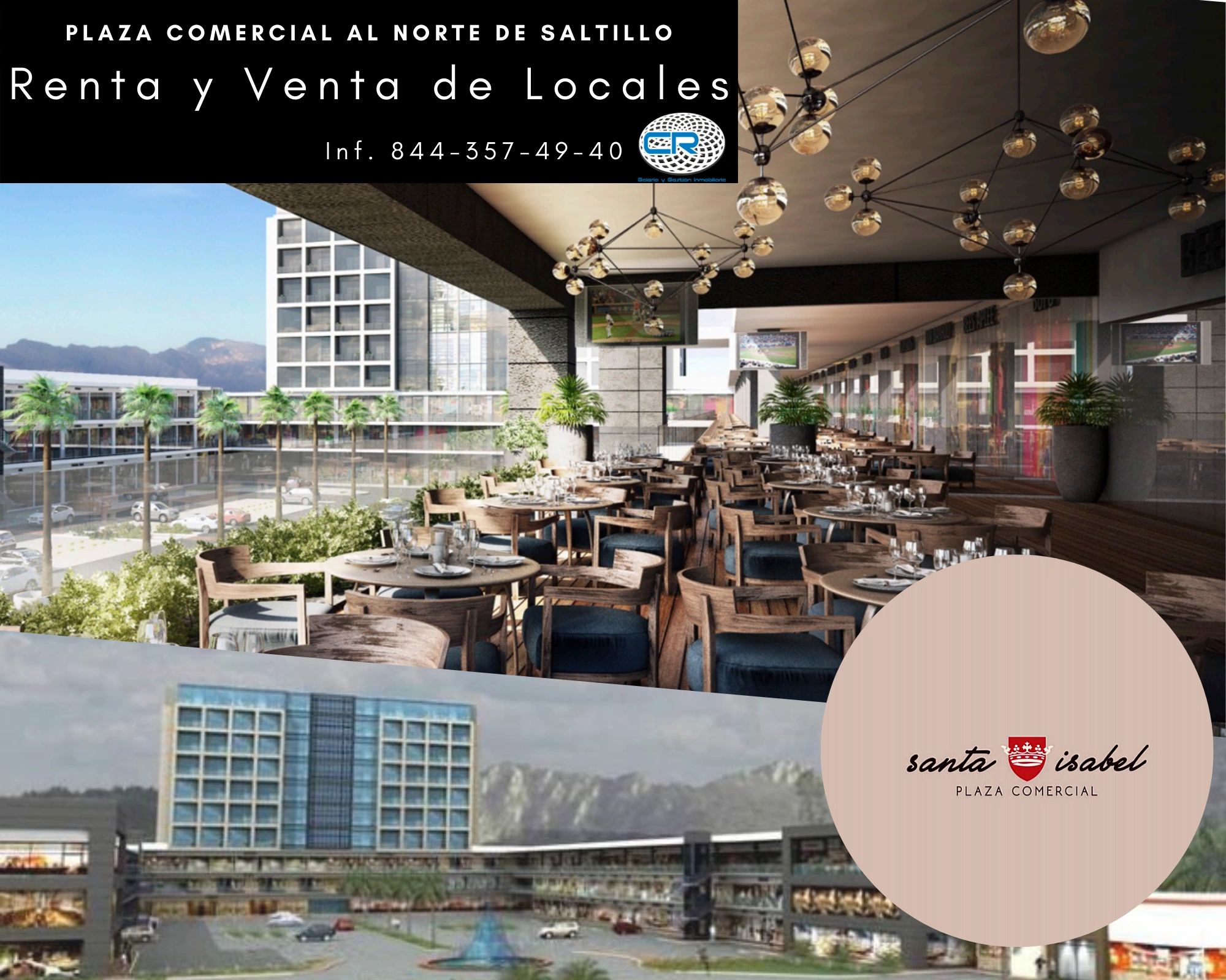 Locales comerciales disponibles en Renta al Norte de Saltillo Plaza Santa Isabel