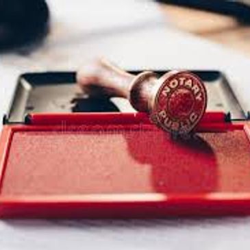 We offer notary services 