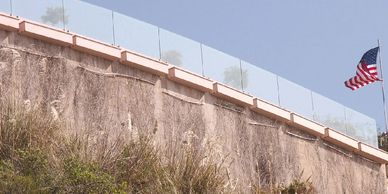 Hillside repair and retaining wall - San Clemente
