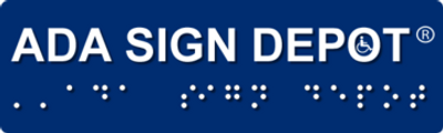 Logo and link for ADA Sign Depot for discounted ADA signs