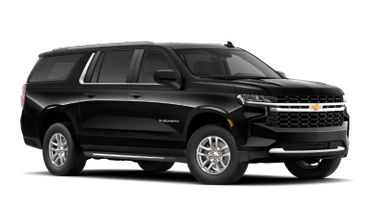 new 2022 2023 black Chevy Suburban transportation transport service car black chauffeur Miami Luxury
