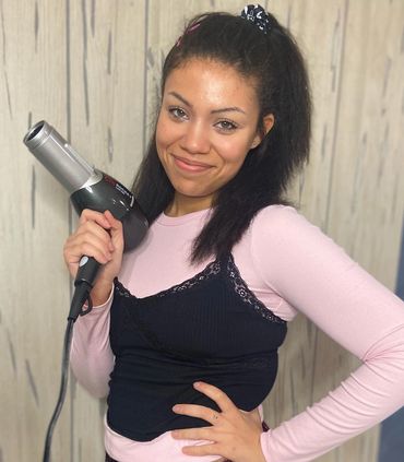 Confident Hairstylist