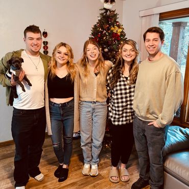 My son, 3 daughters & son-n-law