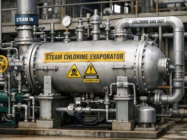 Chlorine Evaporator
Chlorine Evaporator50-3000Kg/hr. for Municipal Industrial Water Treatment Plants and Chemical Industries