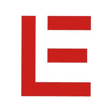 Edgewood links Logo, Big red capital E