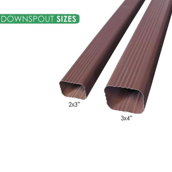 NSL Seamless Gutter down spout sizes
