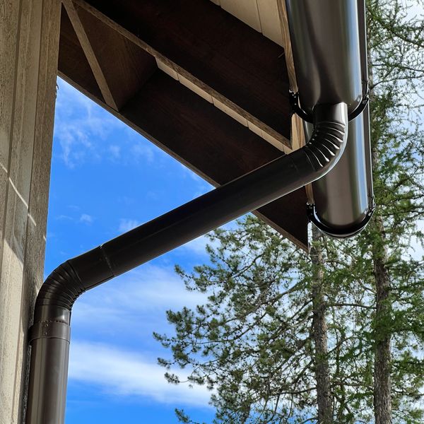 NSL Seamless Gutter down spout install