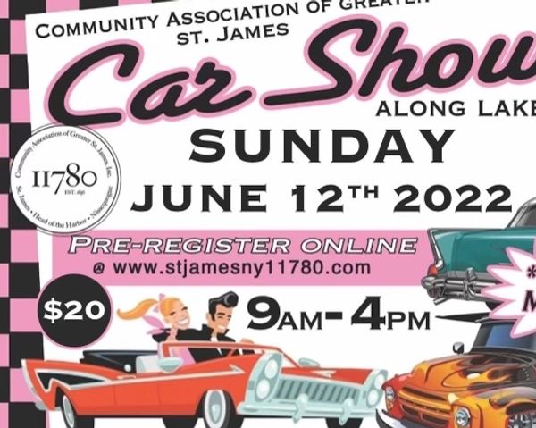 St. James Car Show  - Click the link to register your car.  