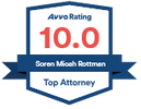 10.0 Avvo Rating, Top Attorney, for Soren Micah Rottman