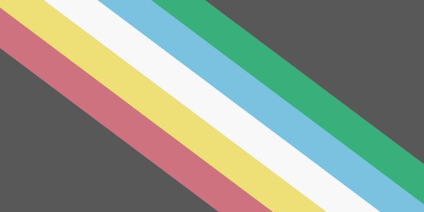 Disability Pride Flag by Ann Magill