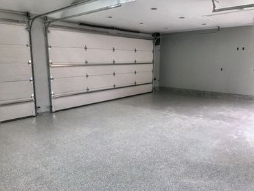 garage painting before and after