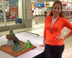 Second Place Master Division Sculpted Cake Competition at The Ithaca New York Cake Competition.