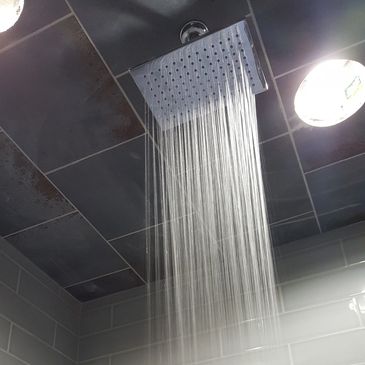 Delta rain head installation in an Edmond residence