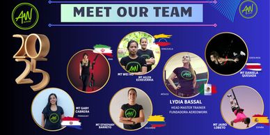 equipo de Master Trainers de AereoWork Bungee