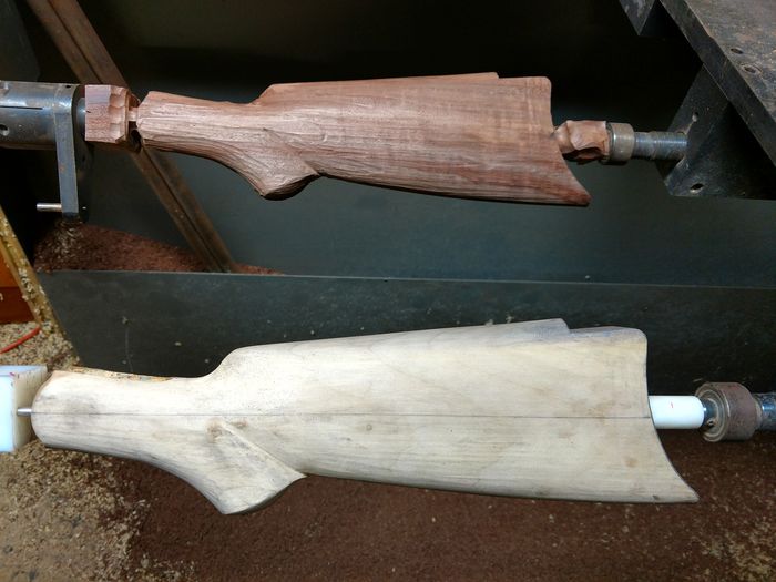 Winchester 1885 Stock duplicated from my pattern.