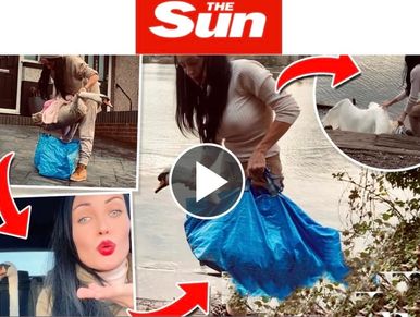 Carly Ahlen in the sun newspaper rescues a swan and they do a swan dance of love 
