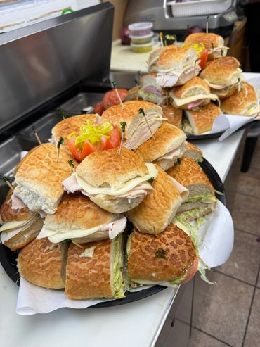 sandwich tray catering available !