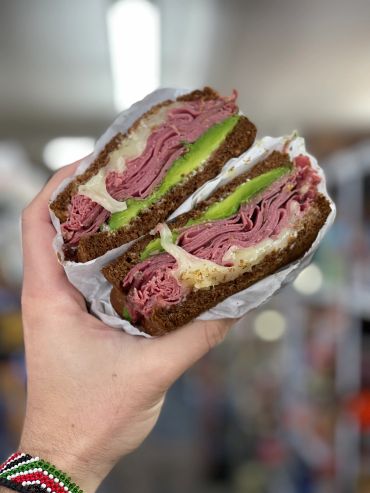 double pastrami on dark rye