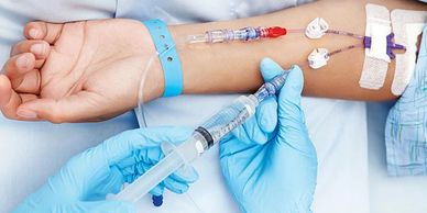 Central venous access catheter maintenance by registered nurse 