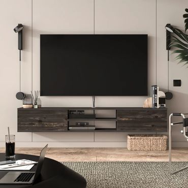 Any size TV installed on the wall. We can also hide the wires as well for that clean look.