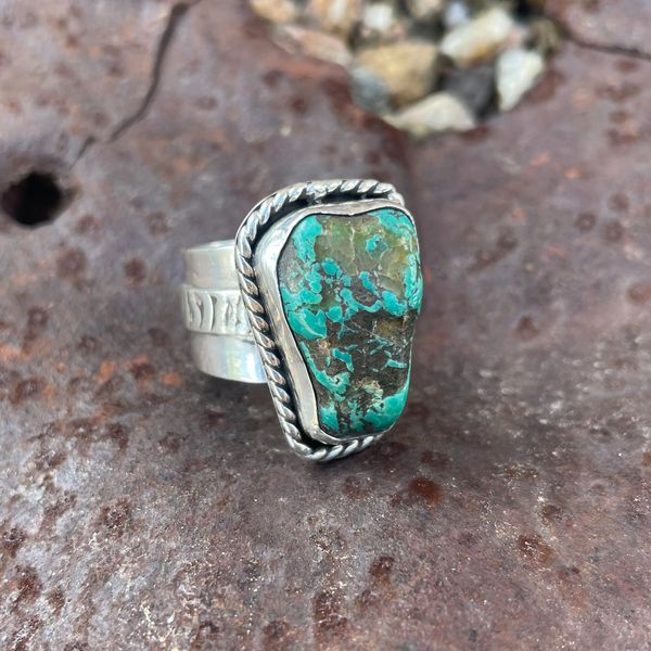 Men's turquoise ring