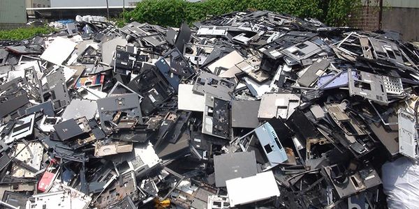 Michigan Electronic Recycling Pile of E-Waste