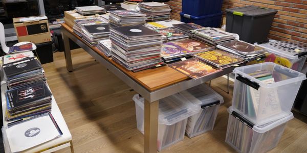 Private collection of vinyl records