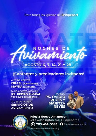 Noches de avivamiento en Bridgeport Connecticut