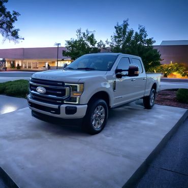 Mobile Tinting on an Ford F-150