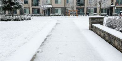 Hoa apartment sidewalk