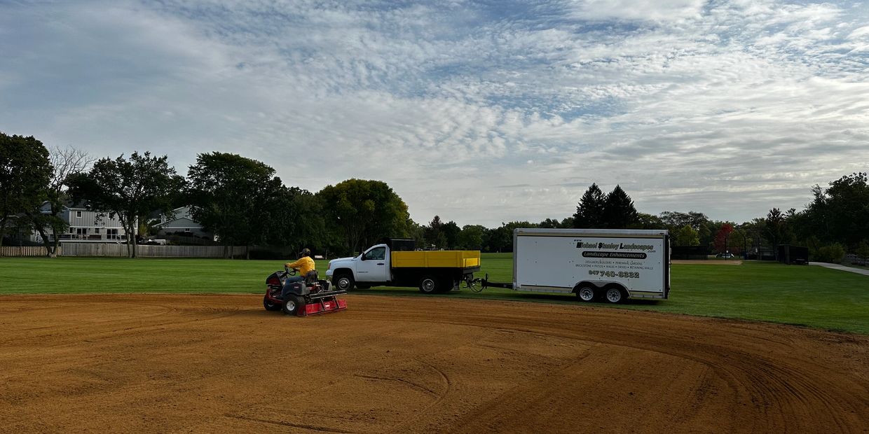 Baseball and softball field installation