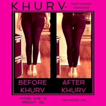 KHURV thigh gap shapewear is the best thigh slimmer shapewear and sculptwear for tight size 12 jeans