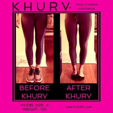 KHURV thigh gap shapewear is the best thigh slimmer shapewear and sculptwear for leggings