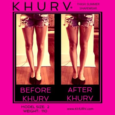 KHURV thigh gap shapewear is the best thigh slimmer shapewear and sculptwear for short shorts