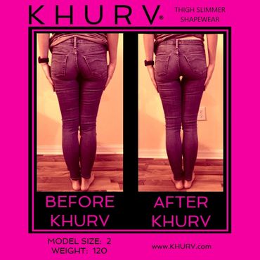 KHURV thigh gap shapewear is the best thigh slimmer shapewear and sculptwear for short slim fit jean