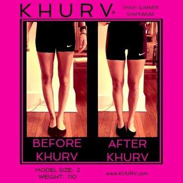 KHURV instant thigh gap shapewear is the best thigh slimmer shapewear and sculptwear for shorts