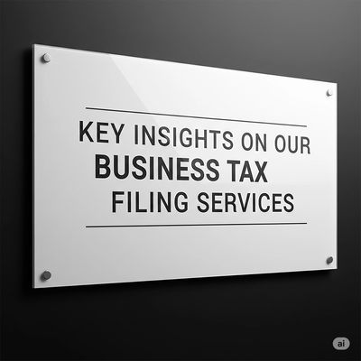 A sign for Gary Mehta, CPA EA's Delaware business tax filing services, highlighting key insights.