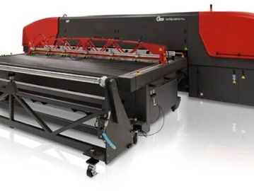 A large industrial printer