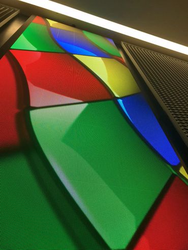 LED screen installation