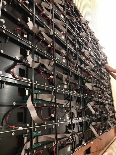LED screen installation