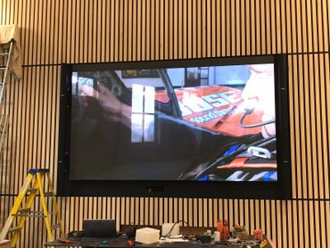 LED screen installation