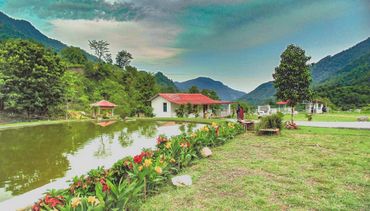 Beautiful view from Balaut Resort Suryajala, Nainital.
