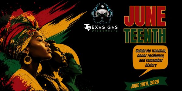 Juneteenth celebration poster with vibrant colors and powerful portraits honoring freedom and history.