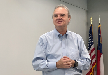 Four people at the Cobb Veterans Memorial Foundation's Vino for Veterans Event.