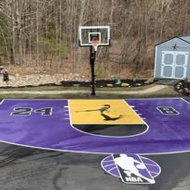 installation of a basketball court
