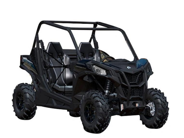 Black off-road utility vehicle with rugged tires and roll cage. Side by Side UTV Rentals in Brooksville Croom ATV Rentals