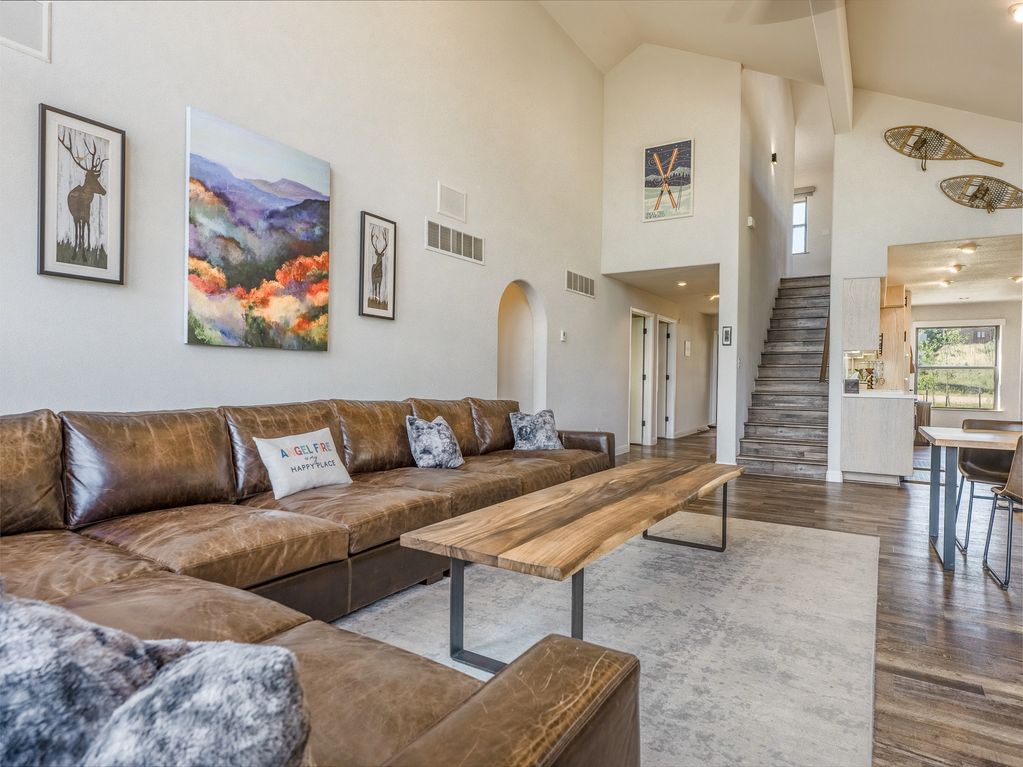 The main floor is very accessible, only 3 steps from the garage into the kitchen.