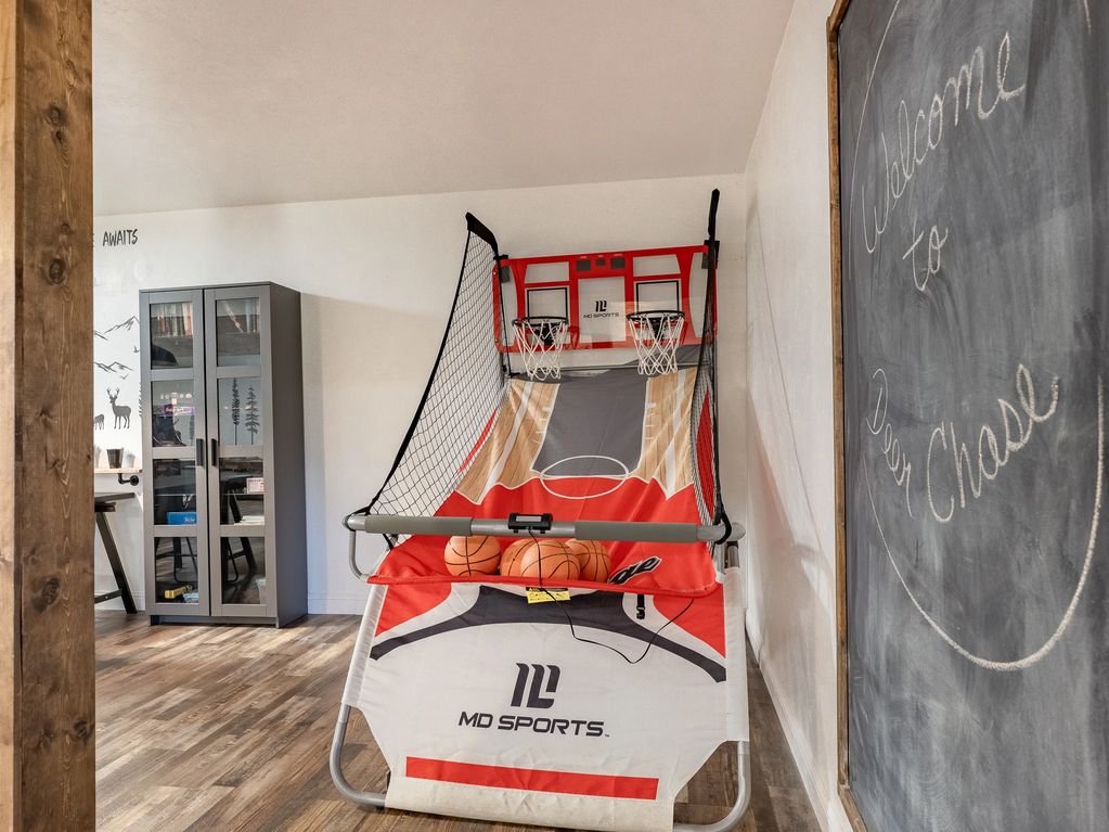 Arcade-style hoops - the addictive nature can't be beat, our family favorite!