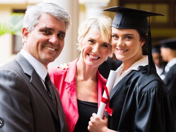 Parents with high school graduate